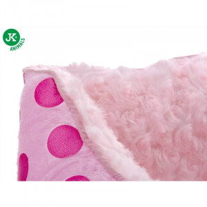 JK suņu guļvieta PINK DOTS M 56x46x17 cm